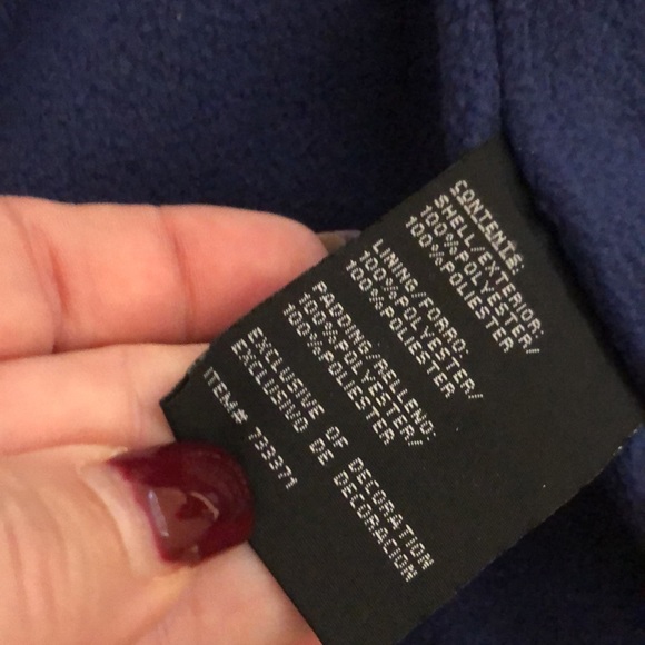 LONDON FOG Navy Midweight Trench Jacket Kids Size 5 - Picture 9 of 14